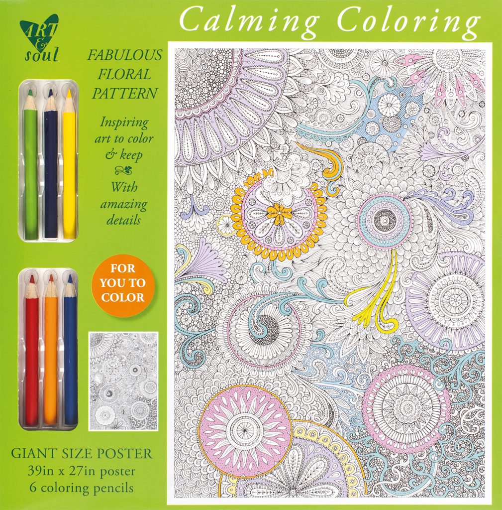 Calming colouring floral patterns - iseek